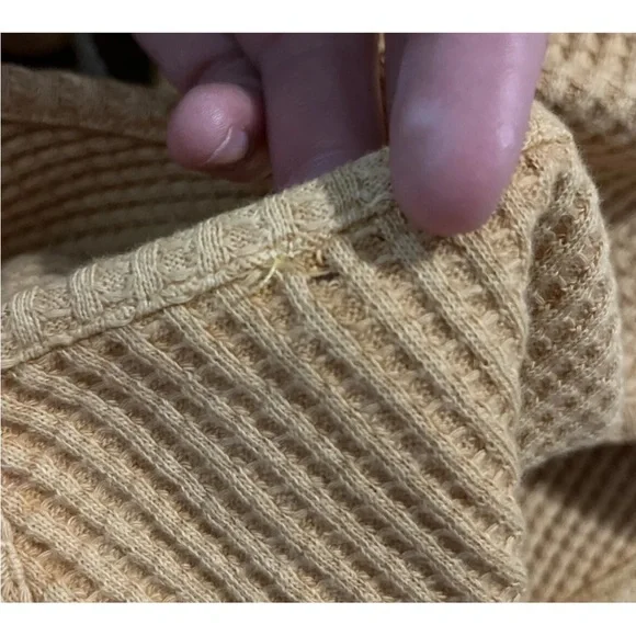 Free People FP One Katya Thermal Tank Dress Golden Yellow Mimosa Size M - Picture 8 of 9